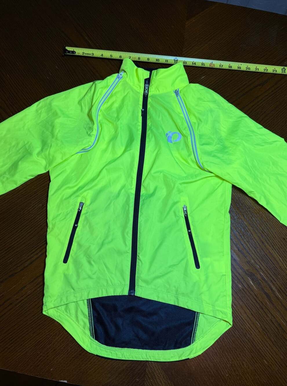 Convertible Pearl Izumi Elite Cycling Jacket S Neon Yellow Windbreaker/tank